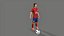 3D football Player model