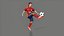 3D football Player model