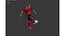 3D football Player model