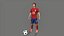3D football Player model