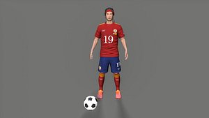3D football Player model