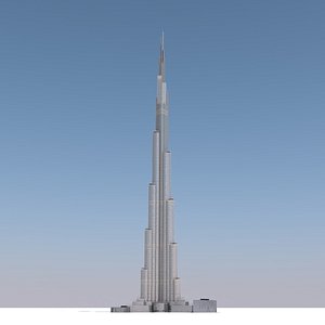 Burj Khalifa Dubai 3D model