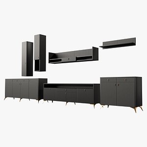 3D Living room furniture collection