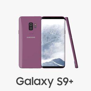 3D samsung galaxy s9 lilac