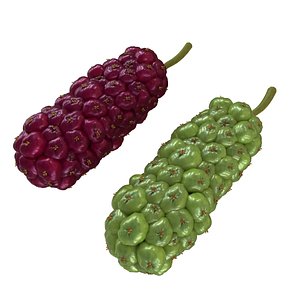 3D fruits