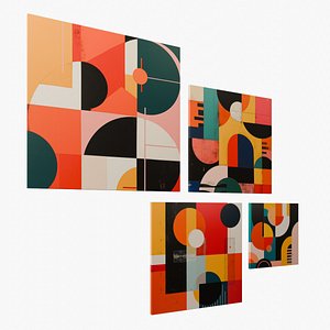 Wall painting 3D model