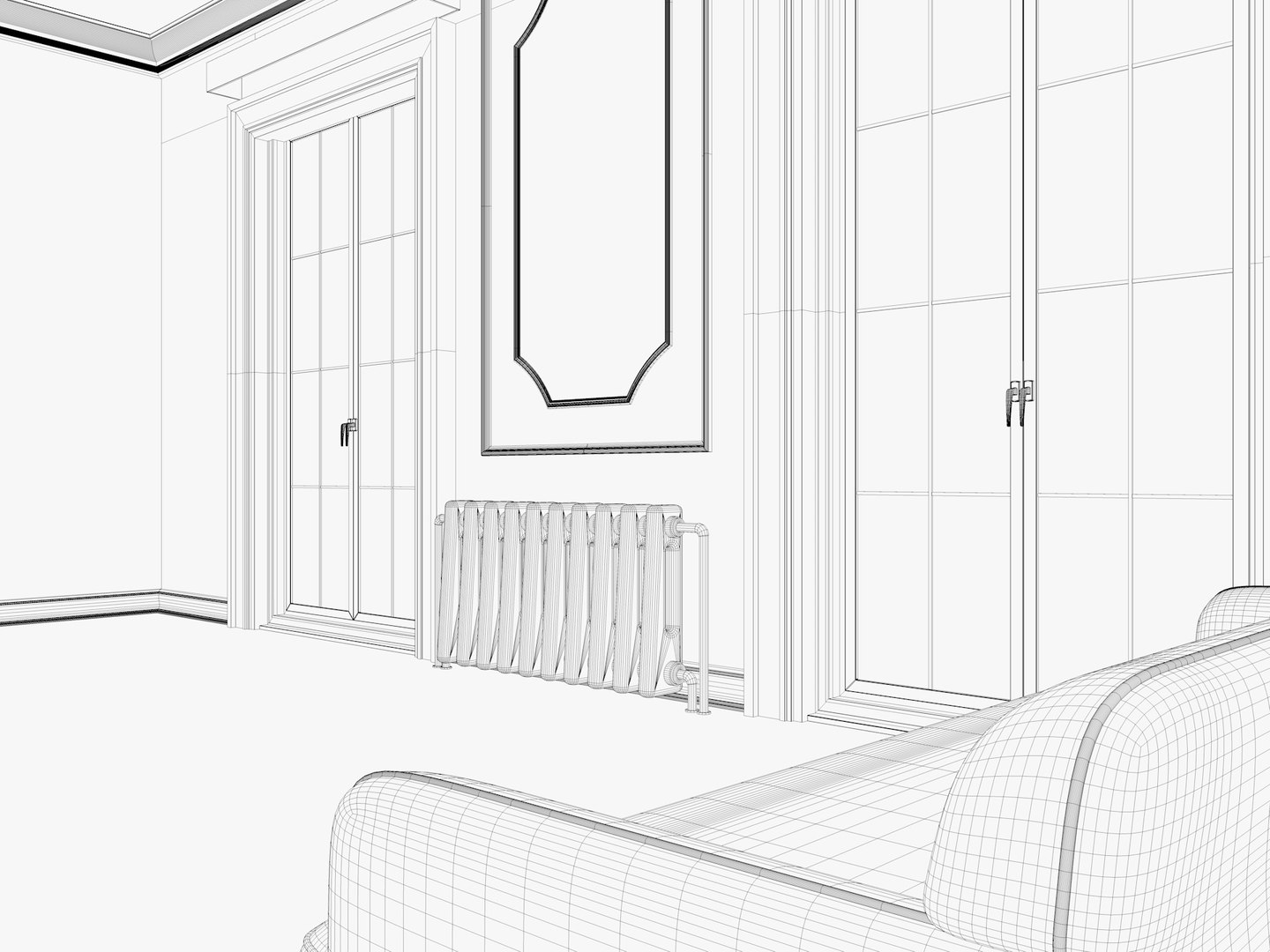 3D Loft Base Room Interior 2 - TurboSquid 2317604