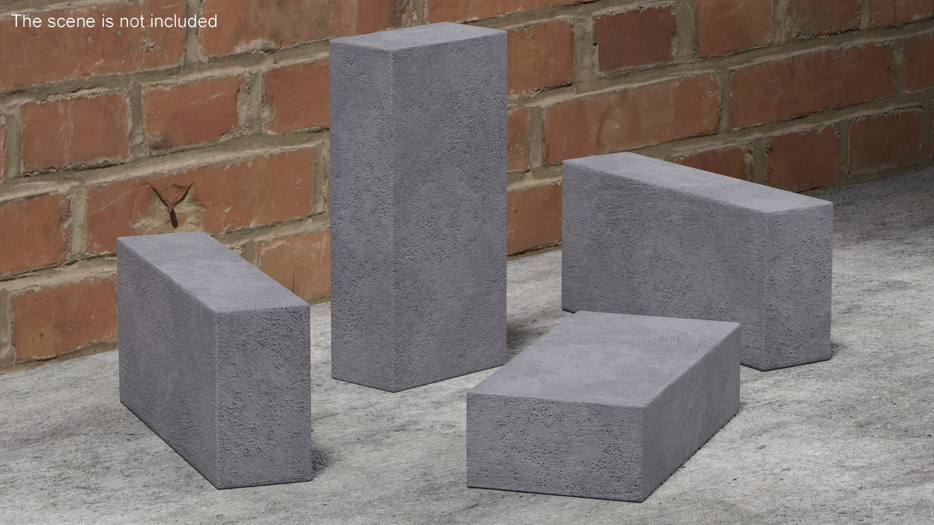 Solid Calcium Silicate Brick Carbon Black 3D Model - TurboSquid 2146938