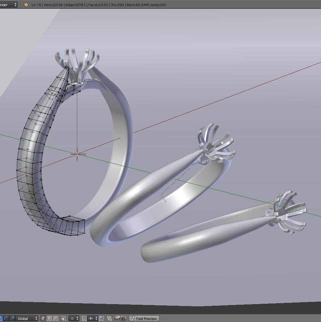 rings 3d model