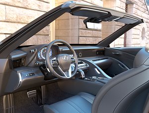 interior convertible 2020 3D