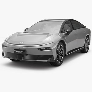 2026 XPeng P7 Plus with Interior 3D model