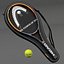 Tennis Racket Head IG Challenge ,Cover and Ball
