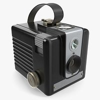 Retro Bakelite Photography Box Camera