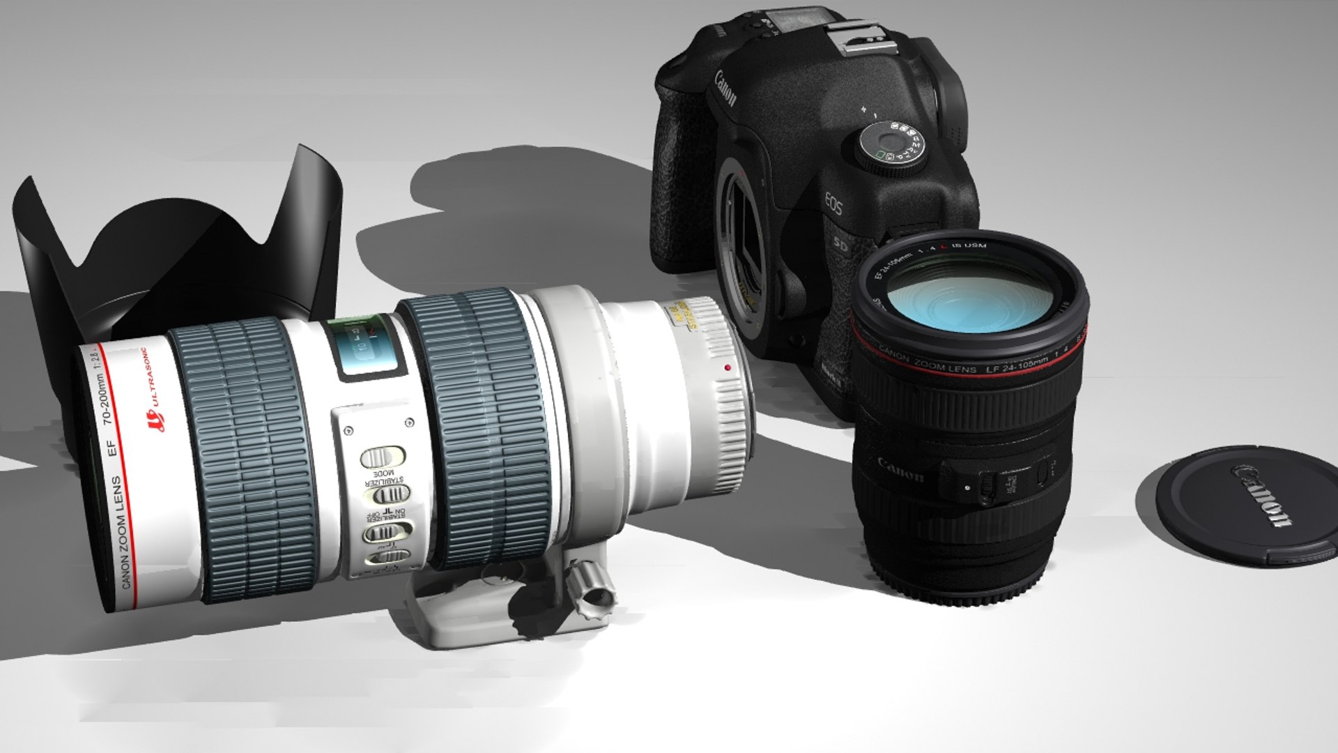 3d Model Canon 5d