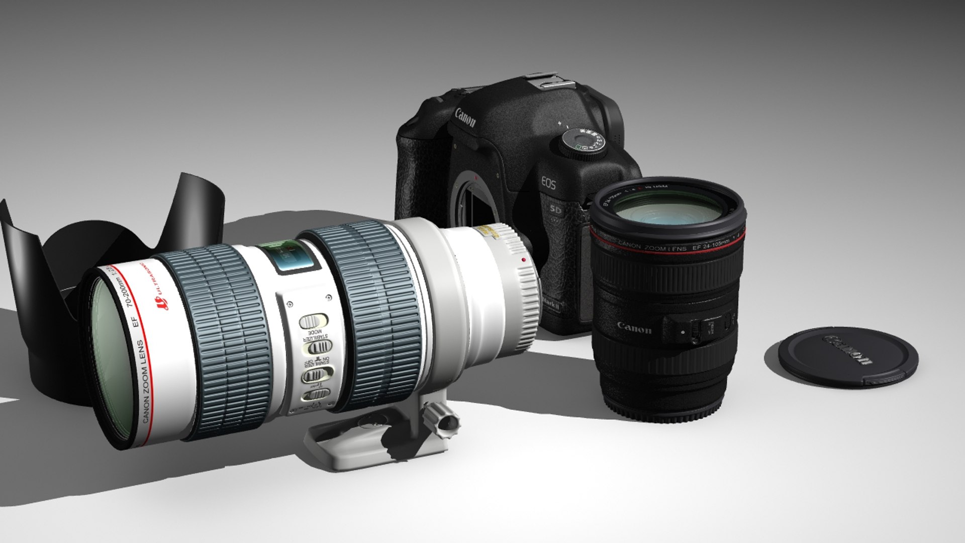3d Model Canon 5d