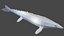 3D Mosasaurus - Low Poly