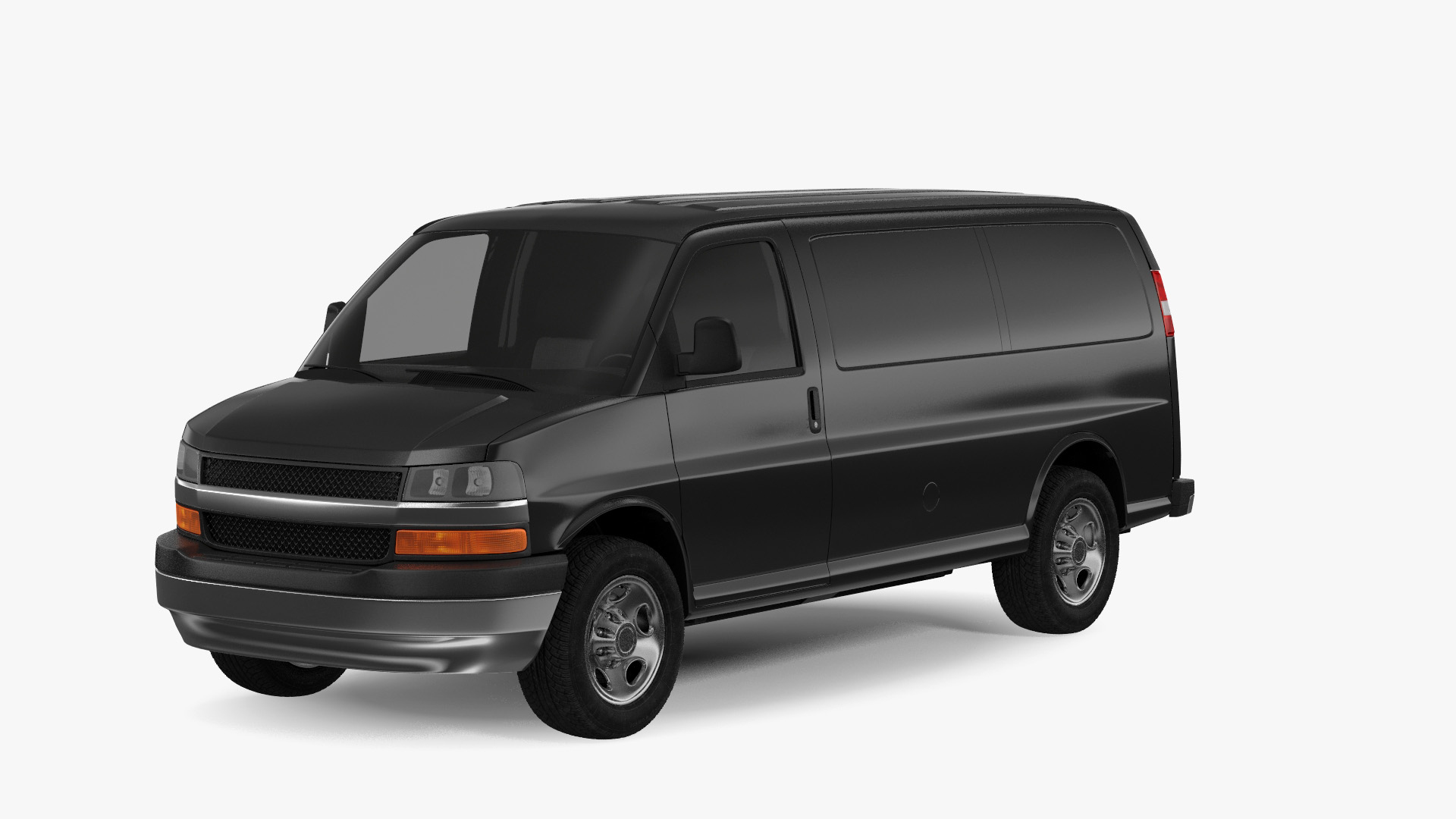 3D Model Van Generic Black - TurboSquid 2464222