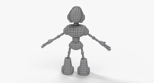 3D custom robot rig - TurboSquid 1299190