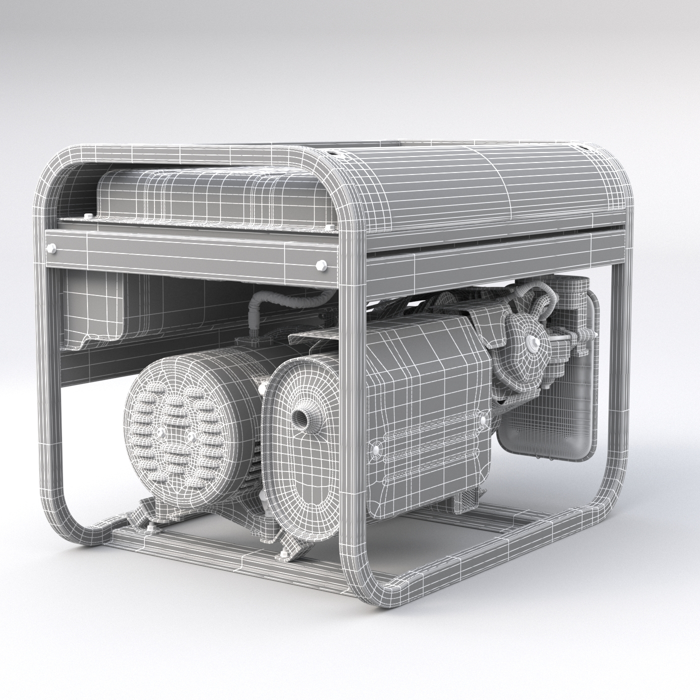 Fubag bs 6600 generator 3D model - TurboSquid 1387220
