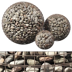 Gabion sphere n3 3D model