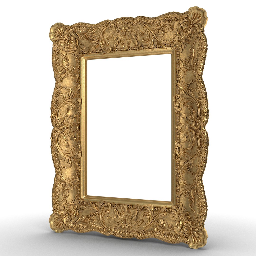 Gilt Painting Frame 3D model preview