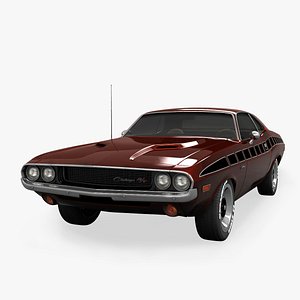 3d model of dodge challenger rt