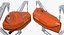 Red Lifeboat on Crane