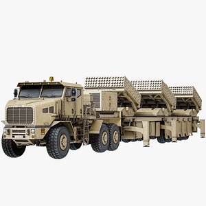 Roketsan Jobaria TR-122 With Oshkosh M1070 HET Vehicle PBR