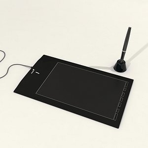3d model of genius graphic tablet