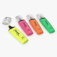 4 Sharpie Highlighter Markers