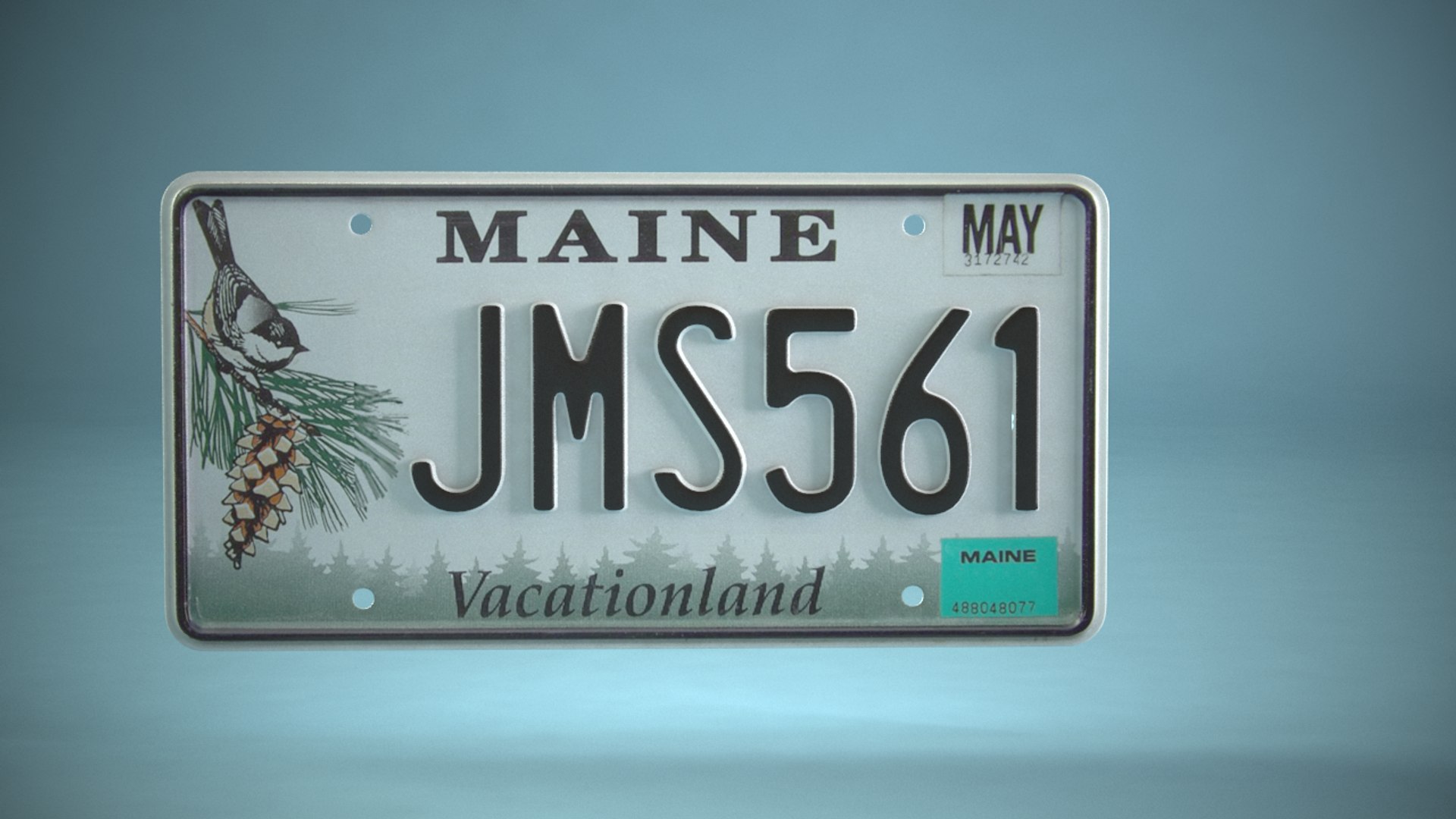 3D Vehicle License Plate Package Model - TurboSquid 1507343