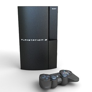 Playstation 3 low poly