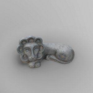 sculpture lion 3D model