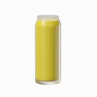 Yellow Candle In a Jar