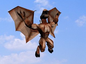 Low Poly Weredragon Drakko