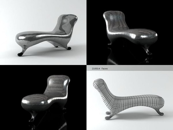 Roman Shipulin - Komed Chair By Marc Newson 3D model