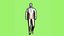Rigged fat businessman walking