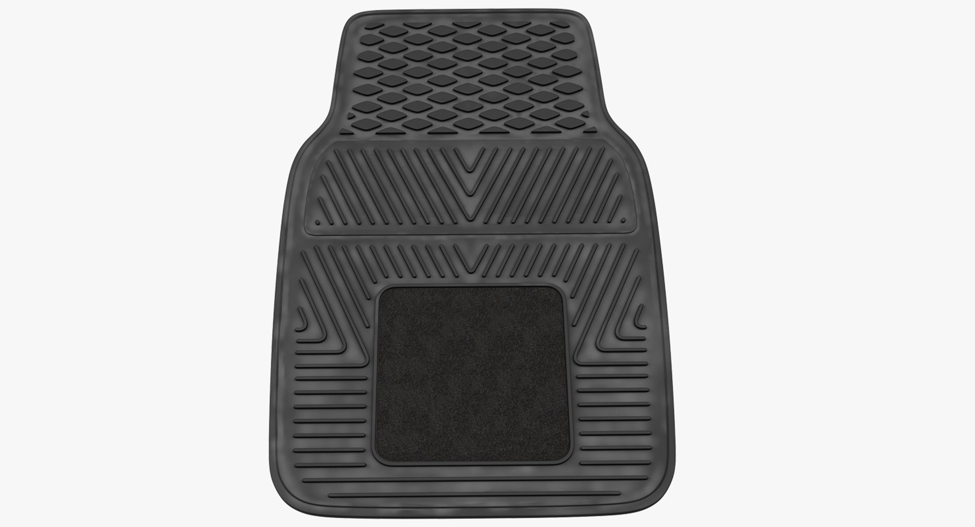 Car Floor Rubber Mat 3D Model 3D model preview