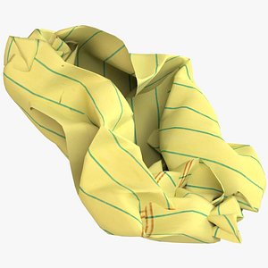 crumpled ball paper 3D model