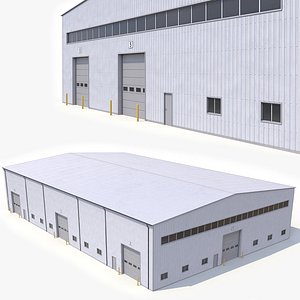 Industrial Building 58 3D model