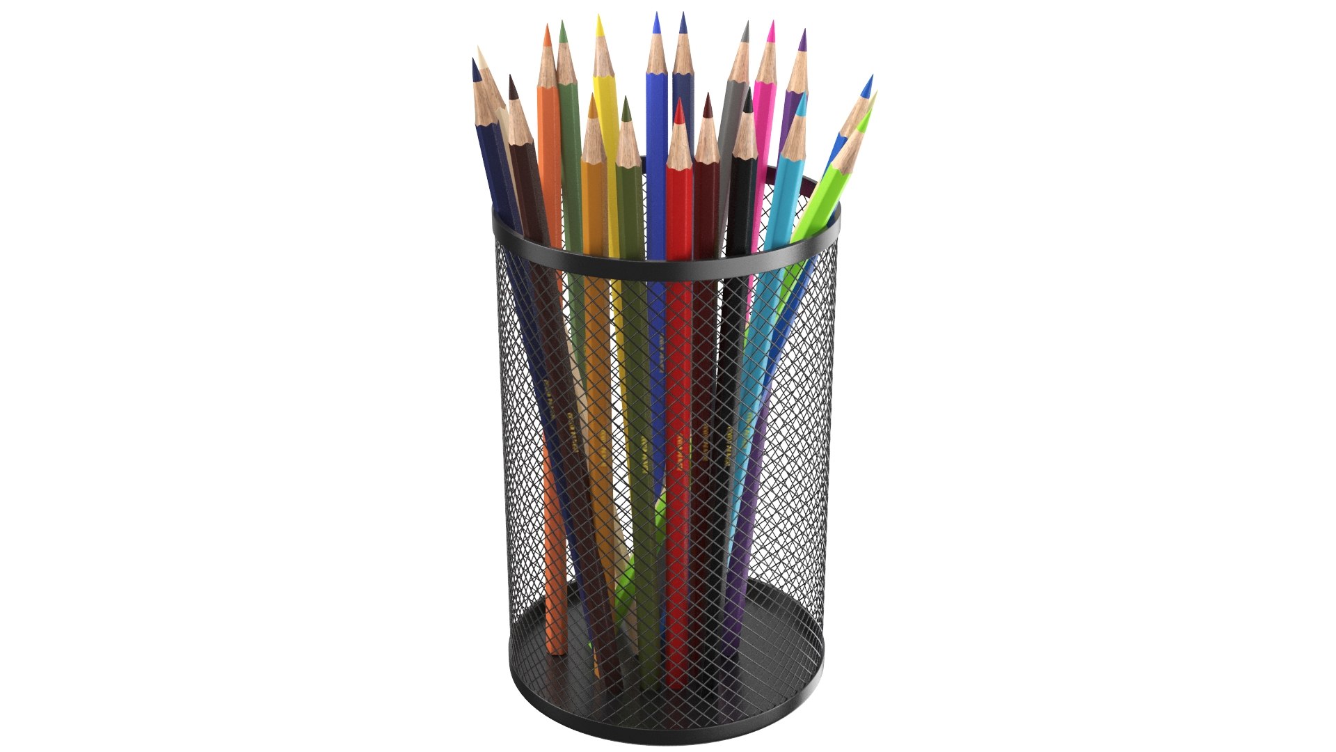 pencil holder wired model https://p.turbosquid.