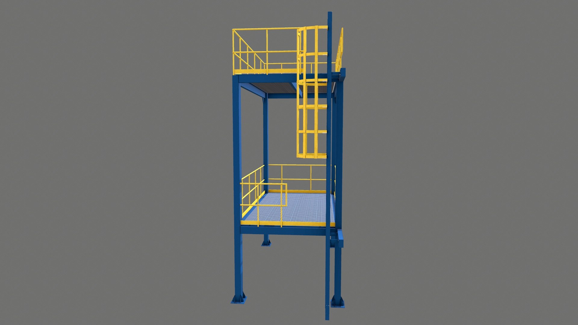 3D Platform Structure Model - TurboSquid 2316756