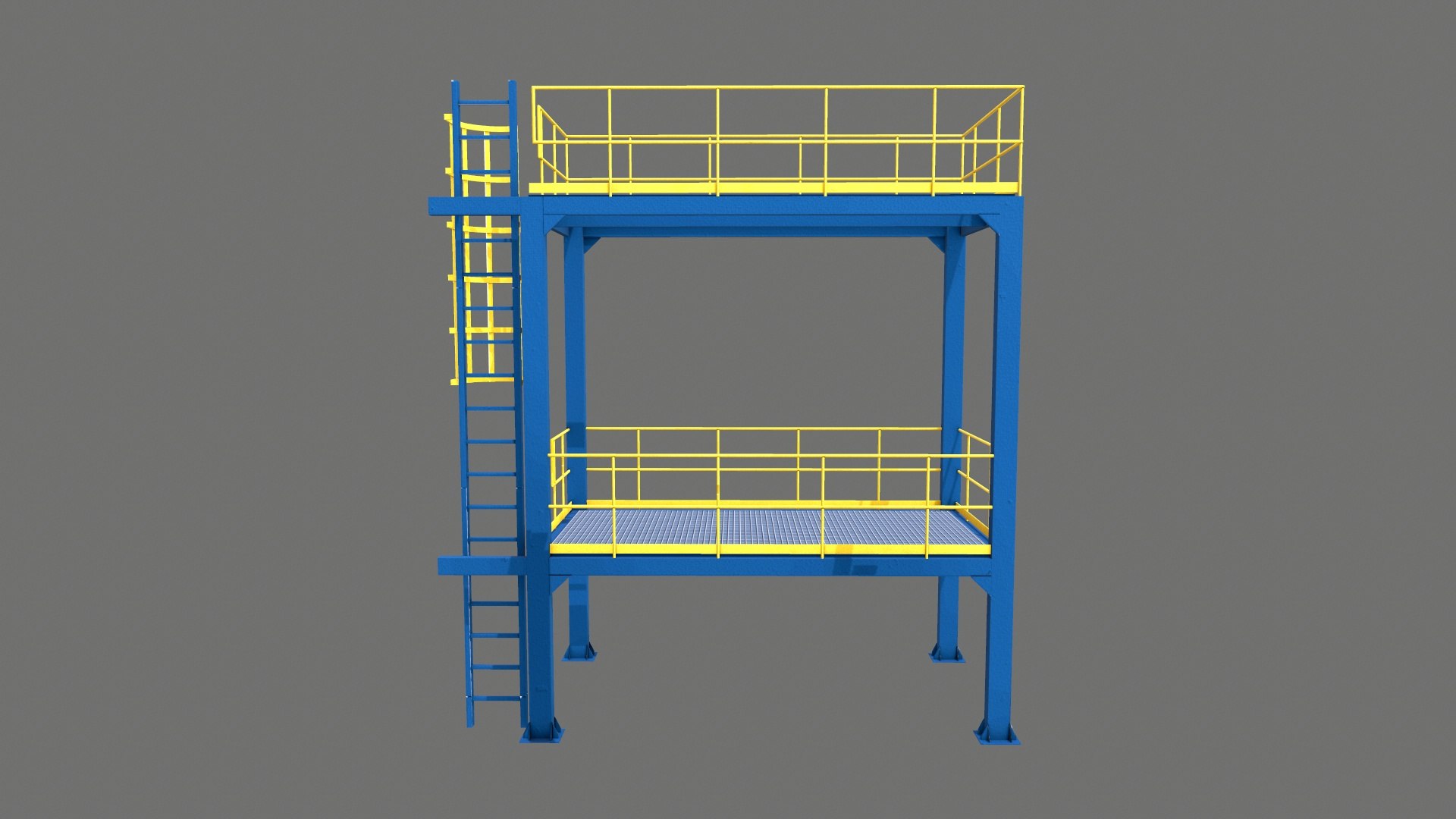 3D Platform Structure Model - TurboSquid 2316756