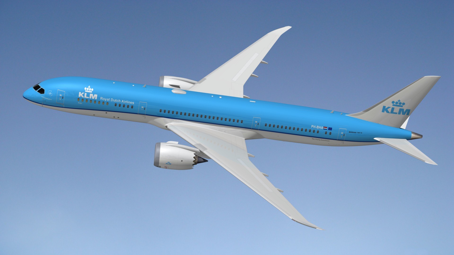 Boeing 787 KLM 3D Model - TurboSquid 1896139