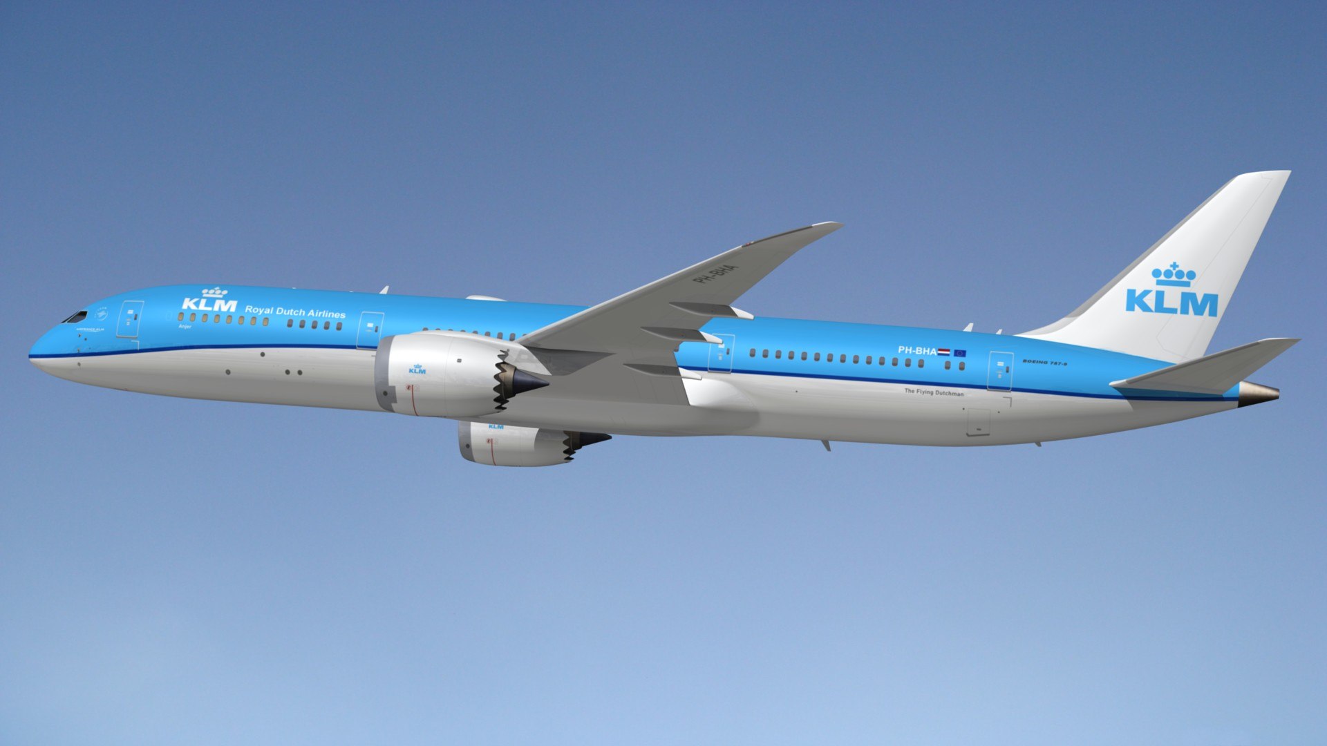 Boeing 787 KLM 3D model - TurboSquid 1896139