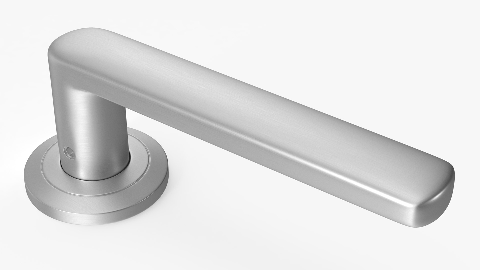 Steel Straight Door Handles(1) 3D model preview