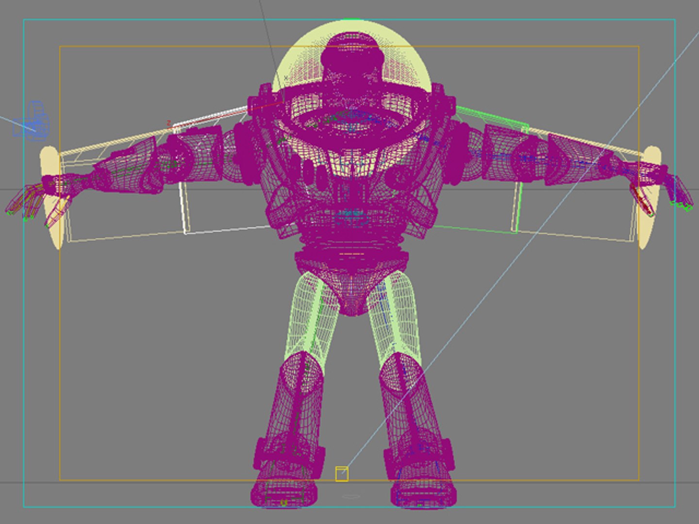 3ds max buzz lightyear woody rigged characters