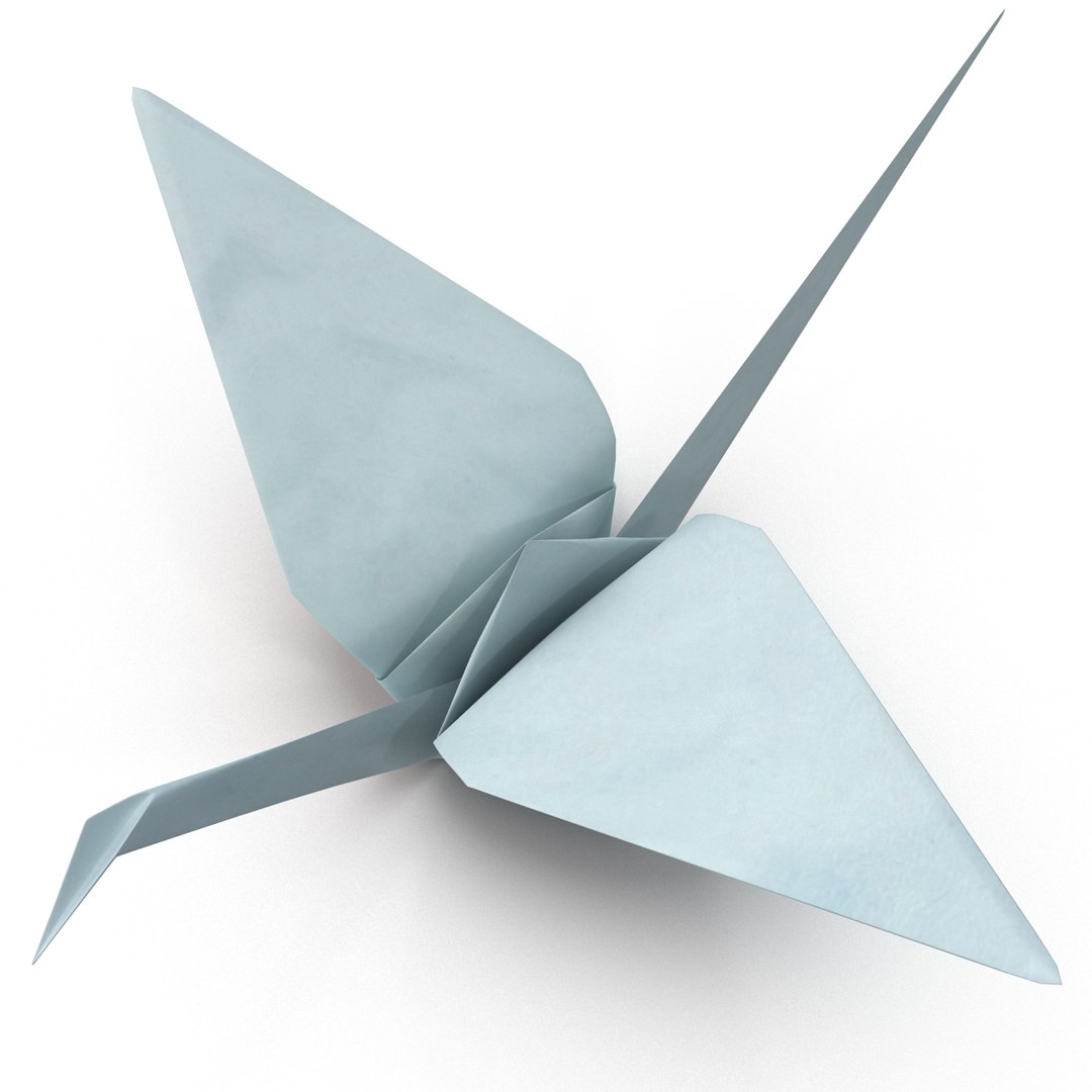 3d origami crane model https://p.turbosquid.com/ts-thumb/pi/ID339h/5FSSxsmr/origamicrane_9/jpg/1400750662/1920x1080/fit_q87/c99bb22c4c96a867fc260d7cb573f6ccf4db562b/origamicrane_9.jpg