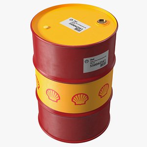 3D Shell Oil Drum