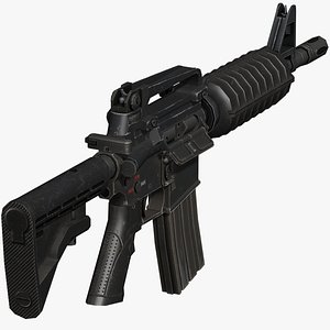 3D M4A1 - PBR Low Poly